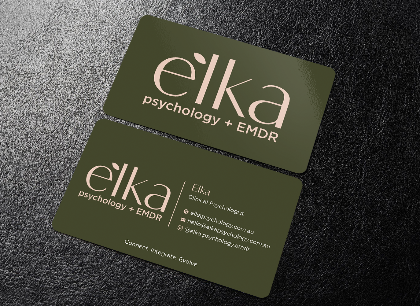 Business Card Design by Expert Bappy for Elka Psychology + EMDR | Design #36808174