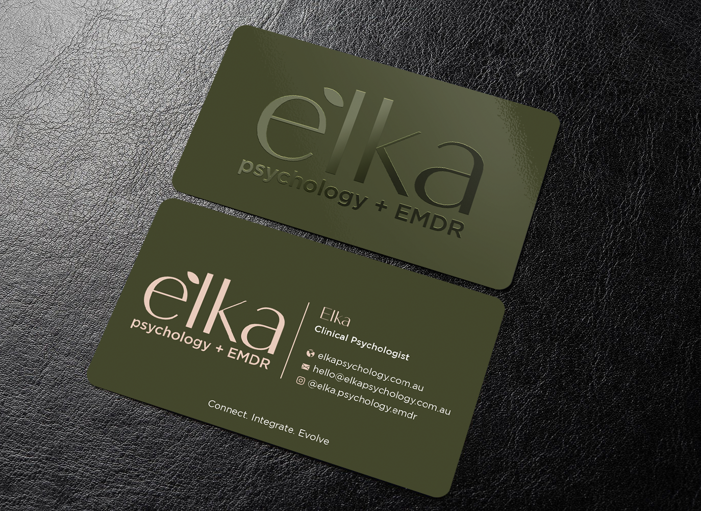 Business Card Design by Expert Bappy for Elka Psychology + EMDR | Design #36808175