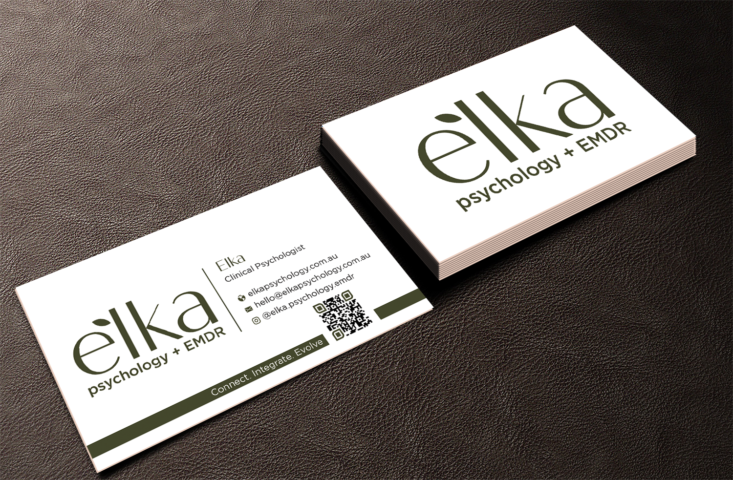 Business Card Design by Expert Bappy for Elka Psychology + EMDR | Design #36808635