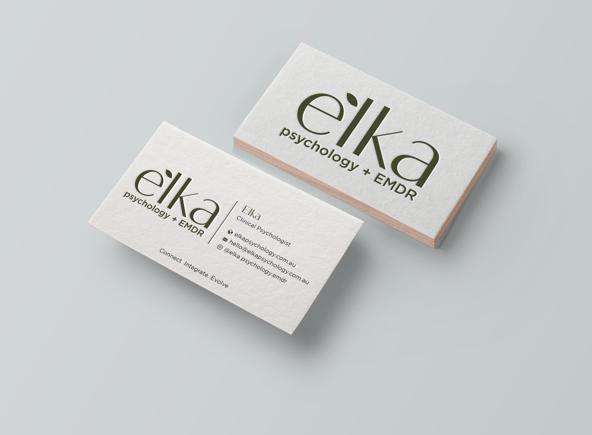 Visitenkarten-Design von Expert Bappy für Elka Psychology + EMDR | Design #36808695