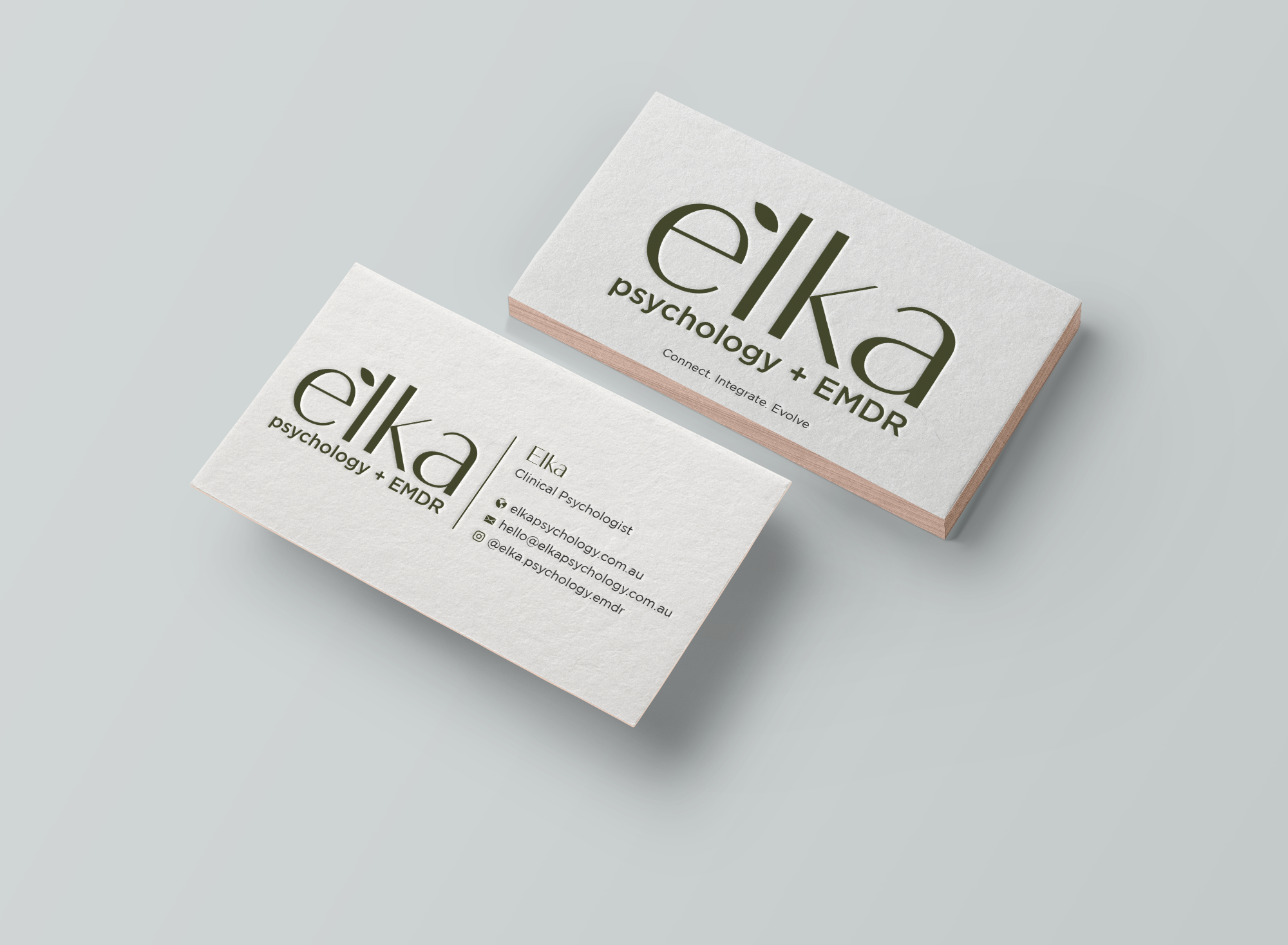 Business Card Design by Expert Bappy for Elka Psychology + EMDR | Design #36808696