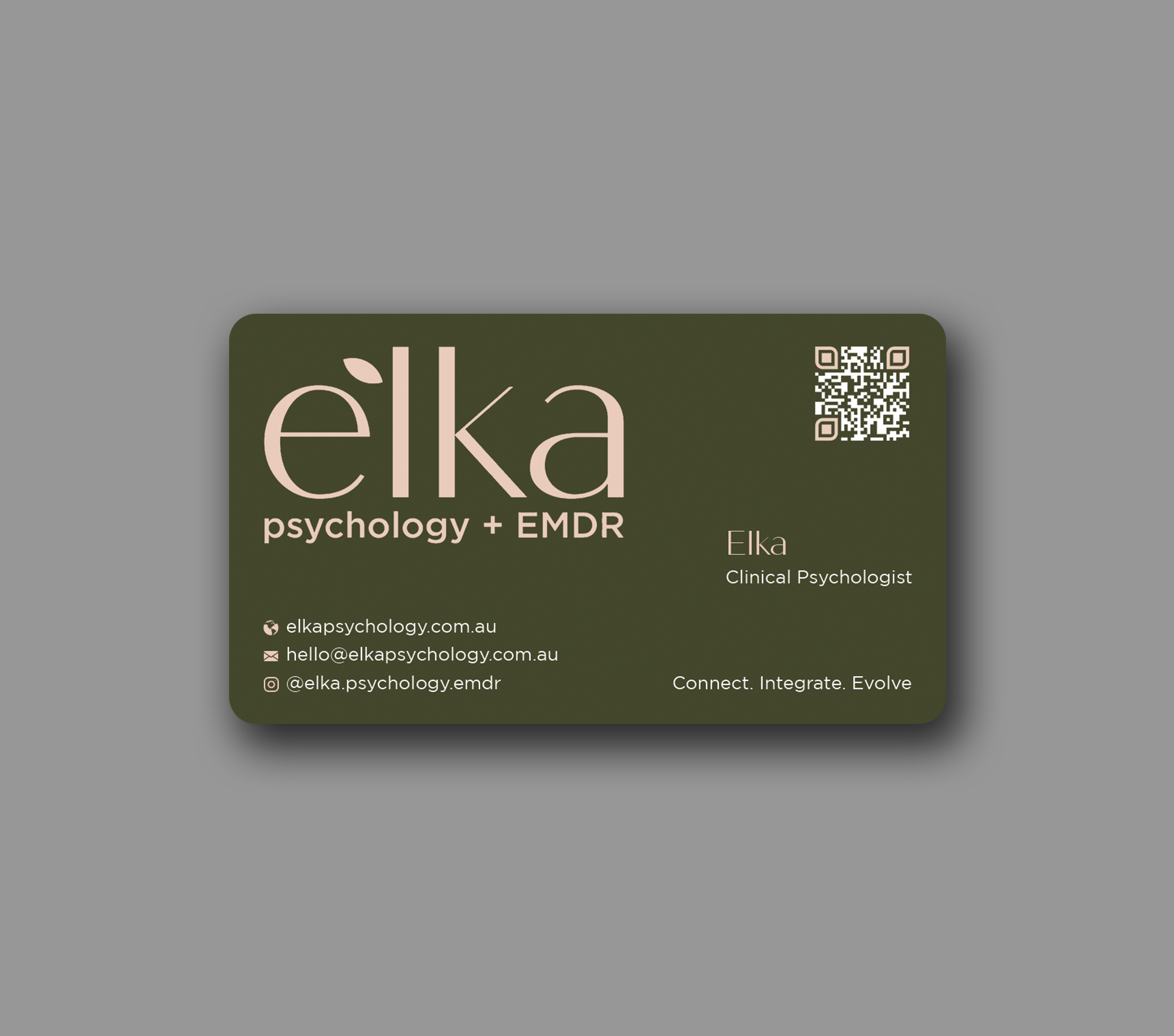 Business Card Design by Expert Bappy for Elka Psychology + EMDR | Design #36810627