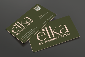 Business Card Design by Expert Bappy for Elka Psychology + EMDR | Design: #36810649