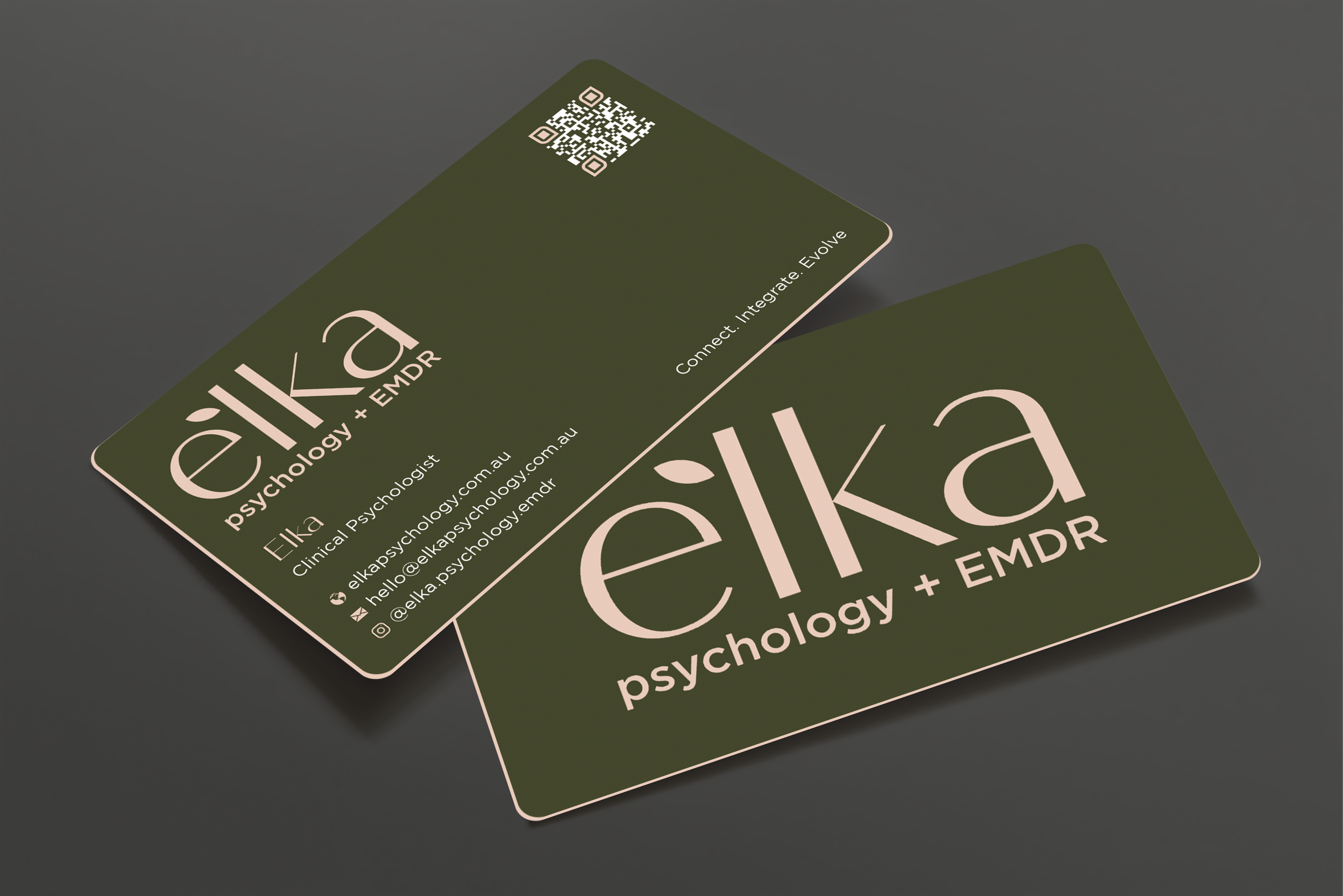 Visitenkarten-Design von Expert Bappy für Elka Psychology + EMDR | Design #36810650