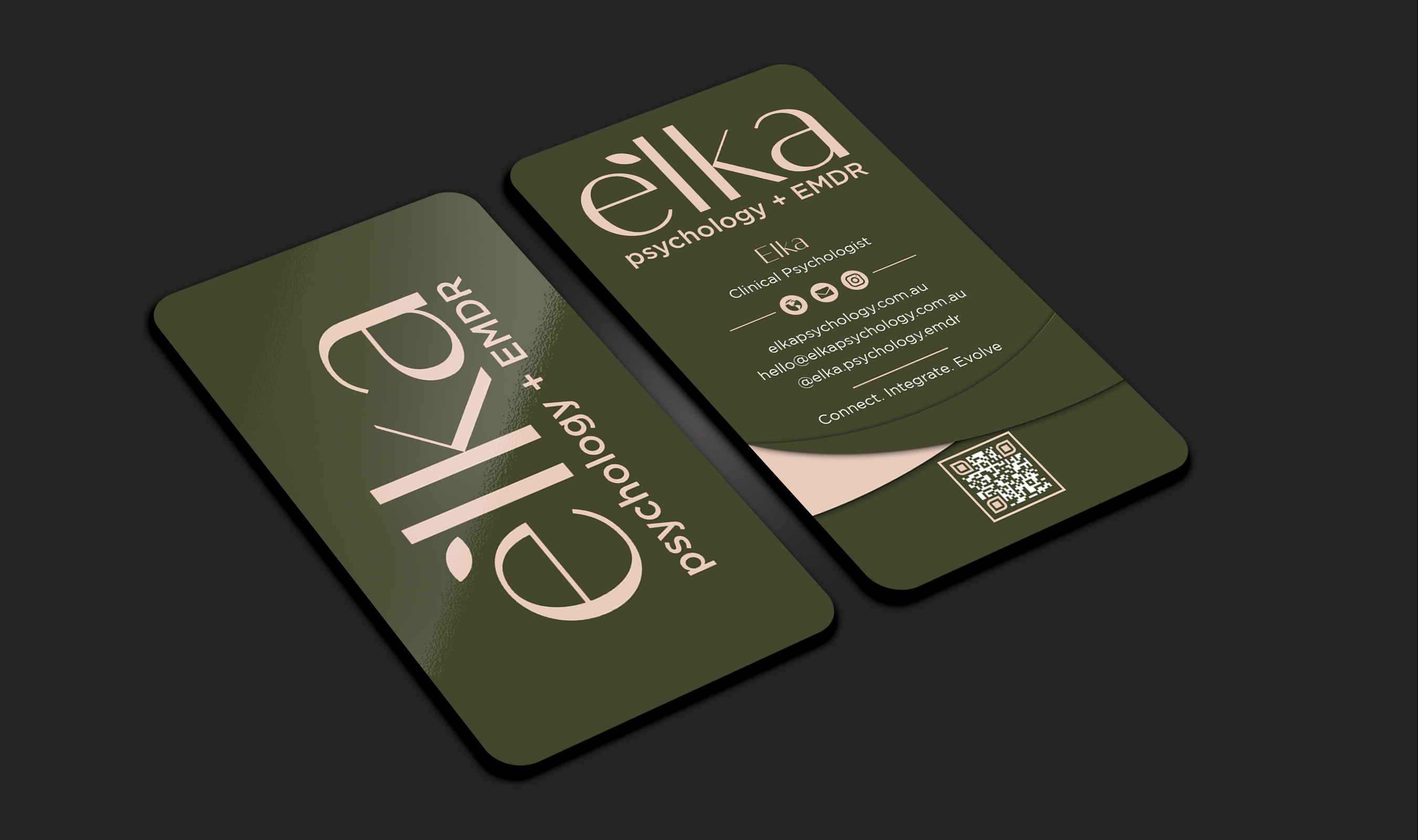 Business Card Design by Expert Bappy for Elka Psychology + EMDR | Design #36810850
