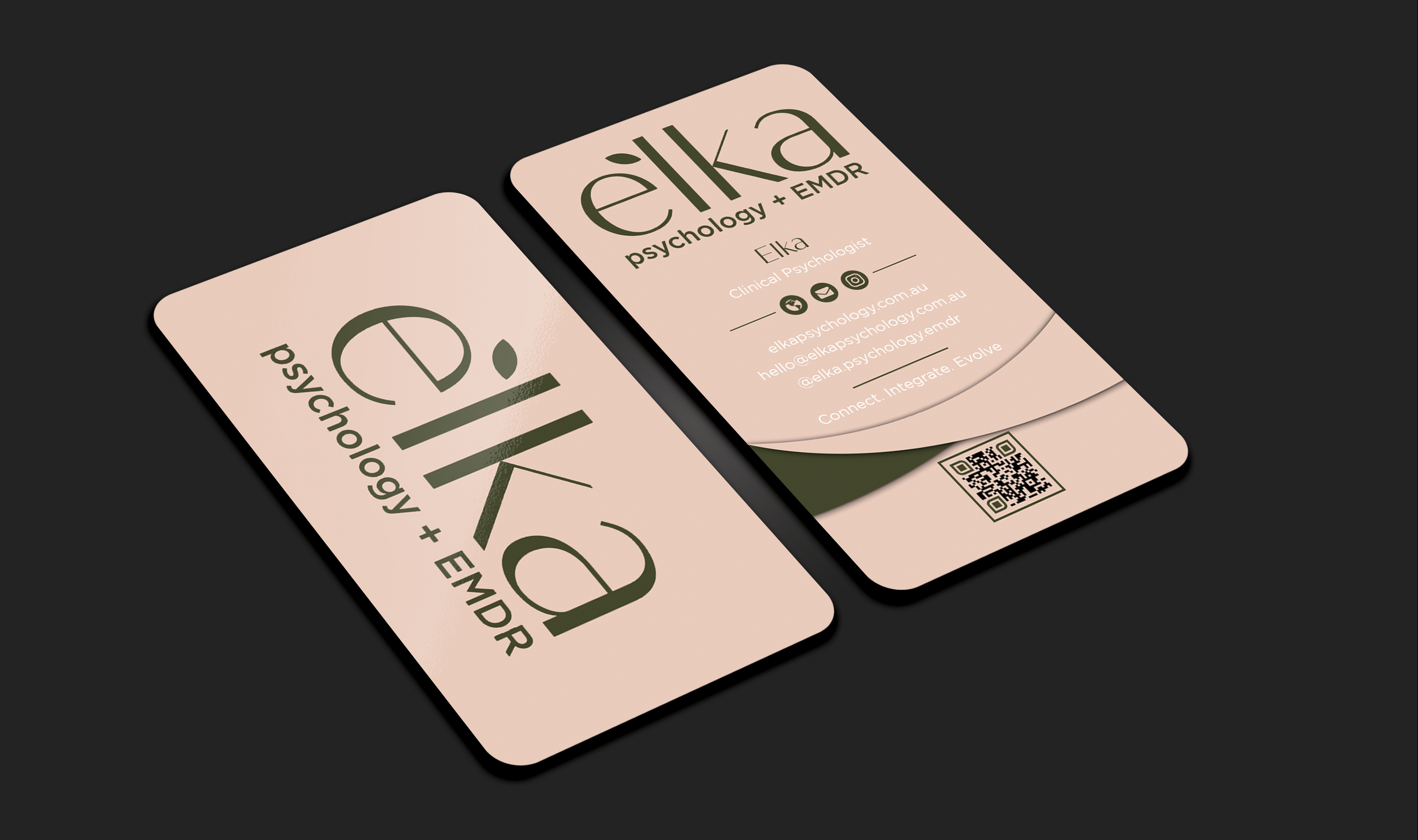 Business Card Design by Expert Bappy for Elka Psychology + EMDR | Design #36810882