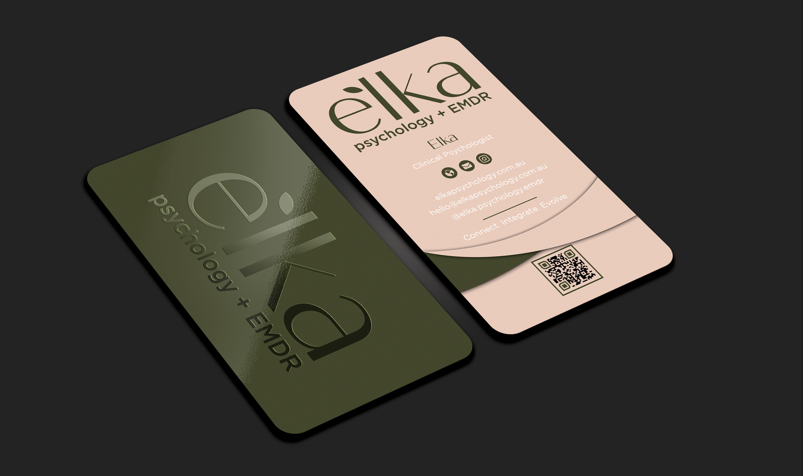 Business Card Design by Expert Bappy for Elka Psychology + EMDR | Design #36810888