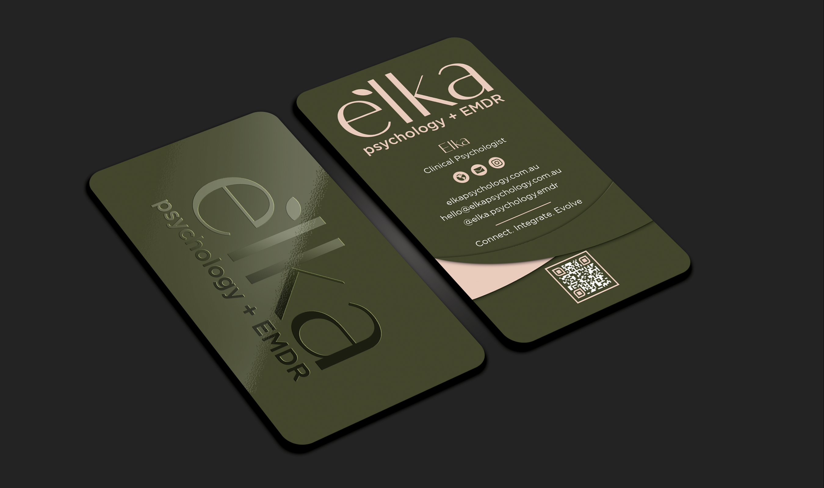 Business Card Design by Expert Bappy for Elka Psychology + EMDR | Design #36810889