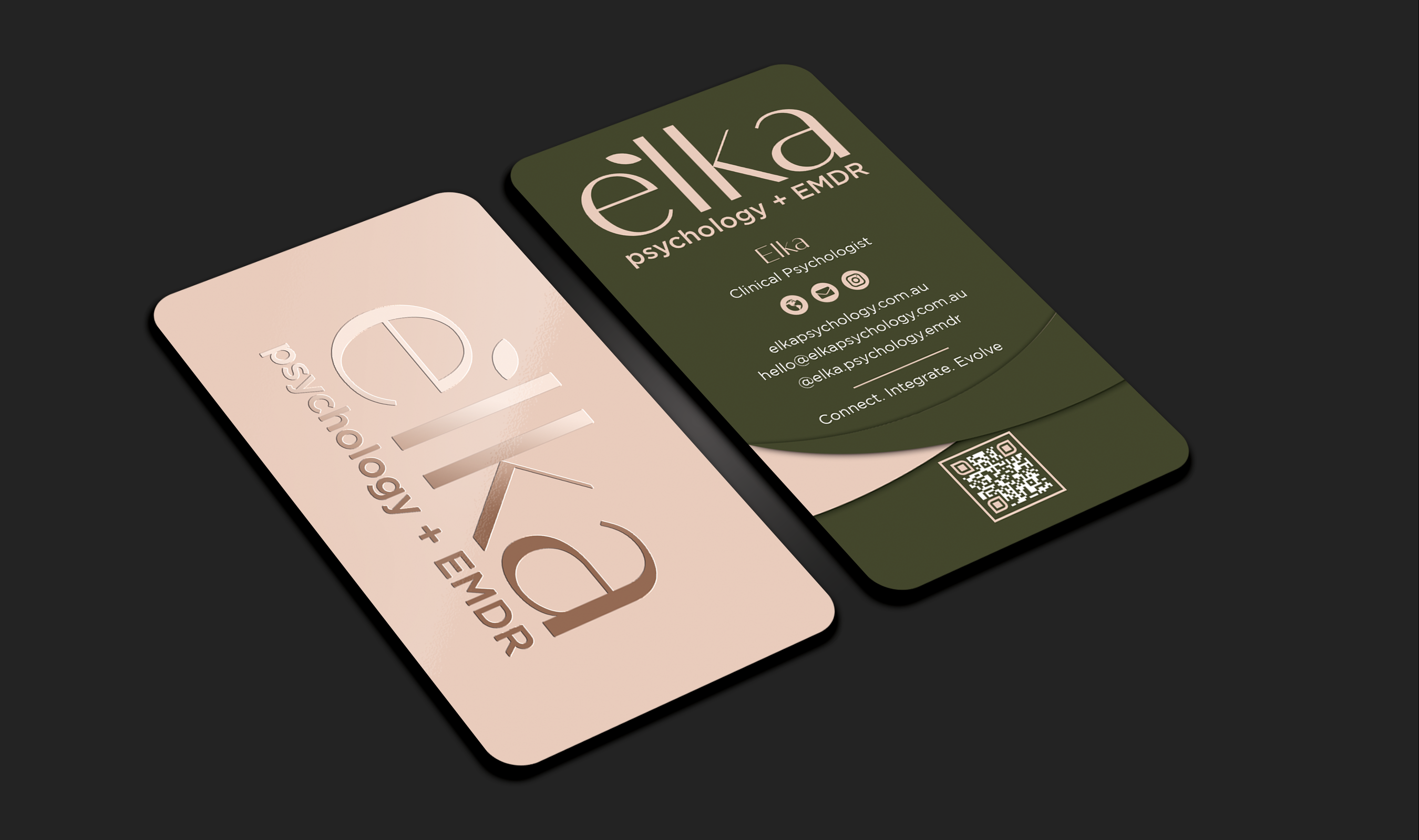 Visitenkarten-Design von Expert Bappy für Elka Psychology + EMDR | Design #36810890