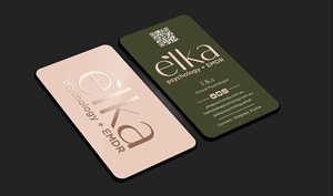 Business Card Design by Expert Bappy for Elka Psychology + EMDR | Design: #36810925