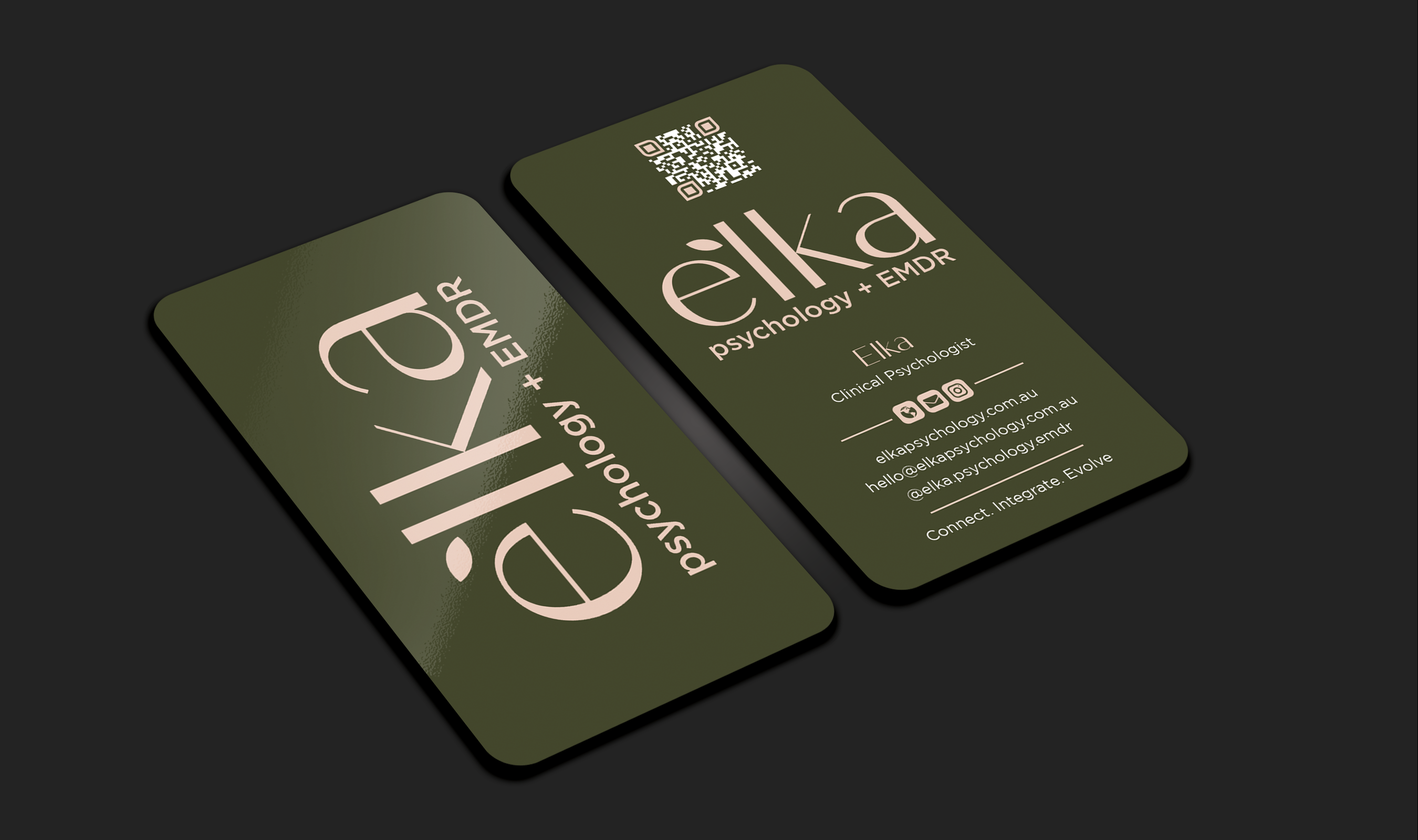 Visitenkarten-Design von Expert Bappy für Elka Psychology + EMDR | Design #36810926