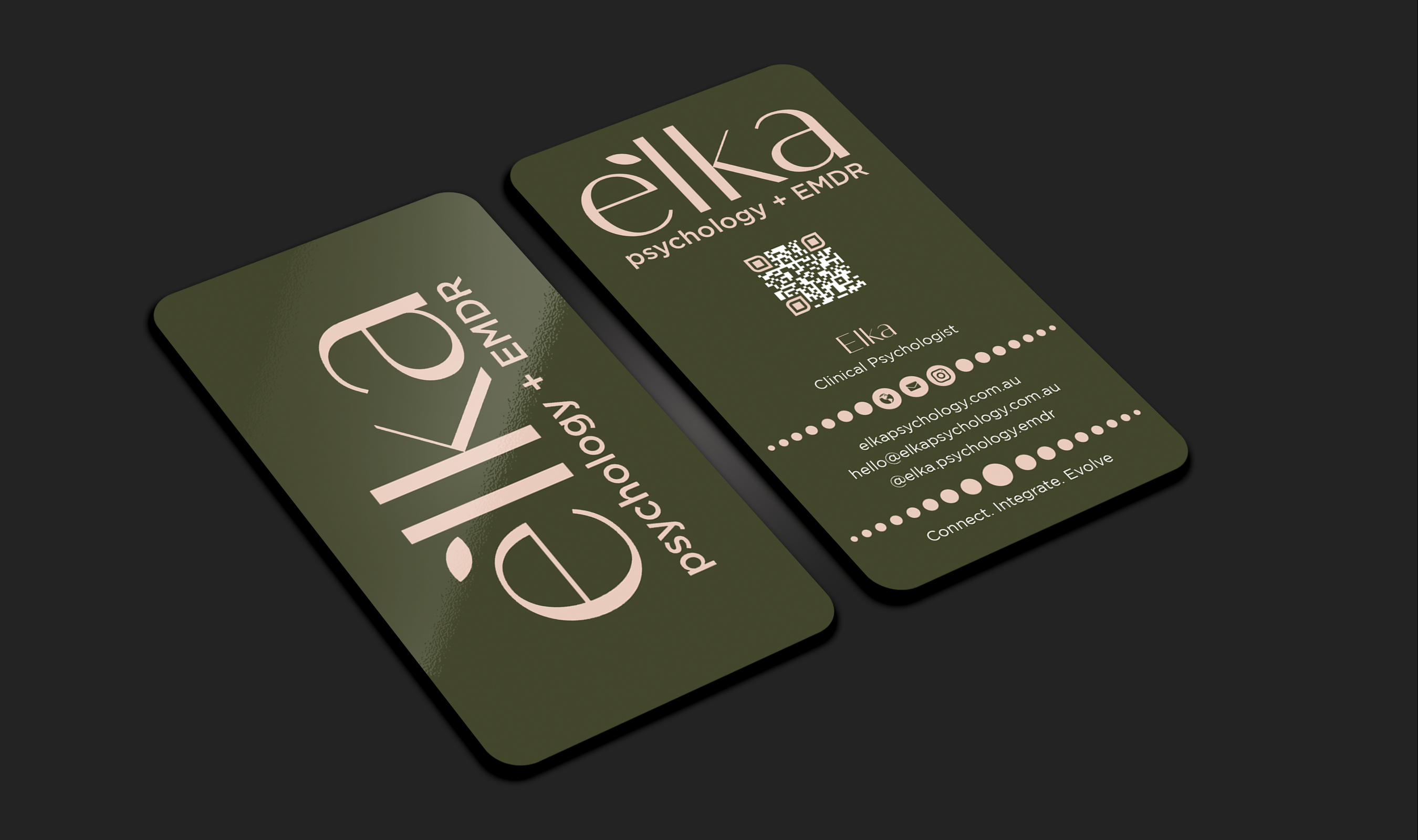 Business Card Design by Expert Bappy for Elka Psychology + EMDR | Design #36810959