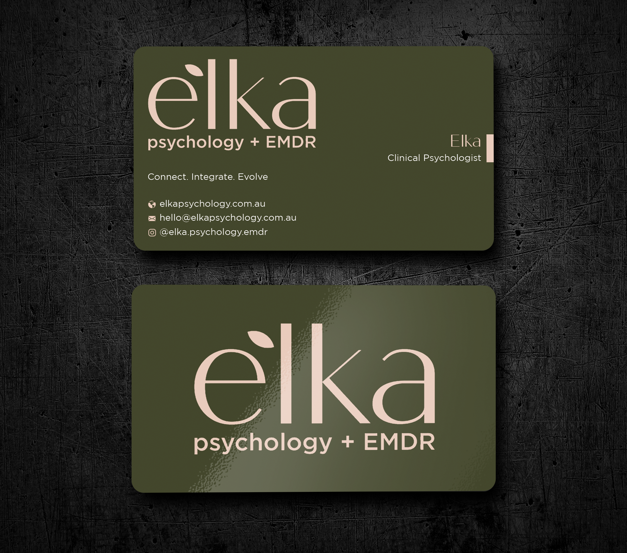 Visitenkarten-Design von Expert Bappy für Elka Psychology + EMDR | Design #36812567
