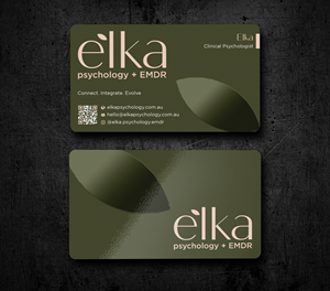 Business Card Design by Expert Bappy for Elka Psychology + EMDR | Design: #36812588