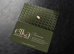 Business Card Design by Expert Bappy for Elka Psychology + EMDR | Design: #36812631