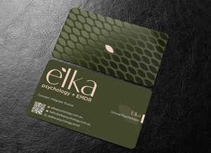 Business Card Design by Expert Bappy for Elka Psychology + EMDR | Design: #36812632