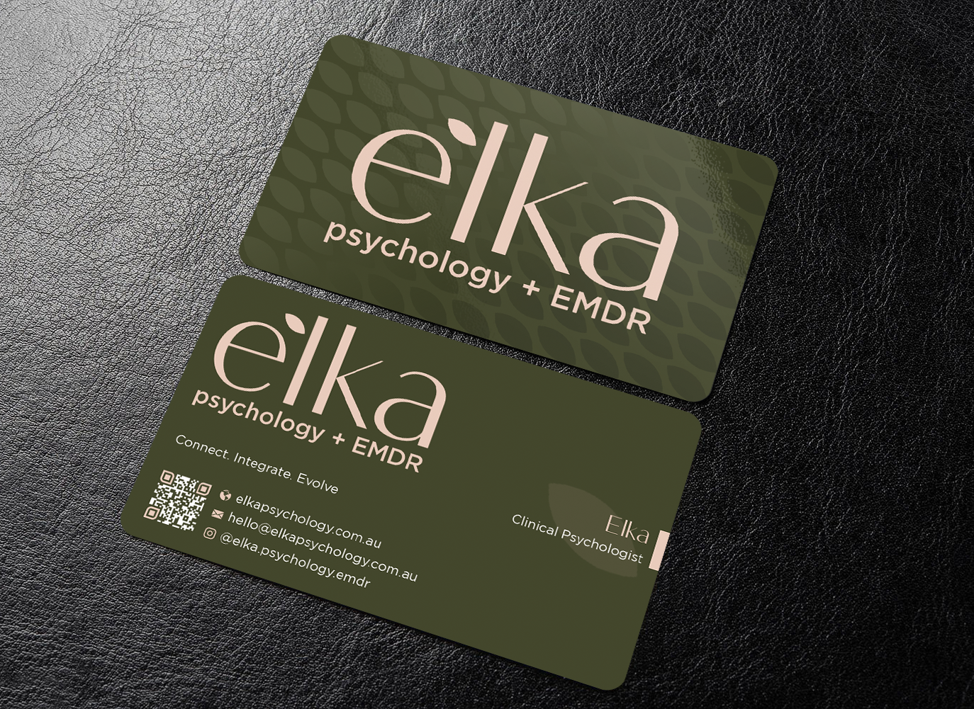 Visitenkarten-Design von Expert Bappy für Elka Psychology + EMDR | Design #36812646