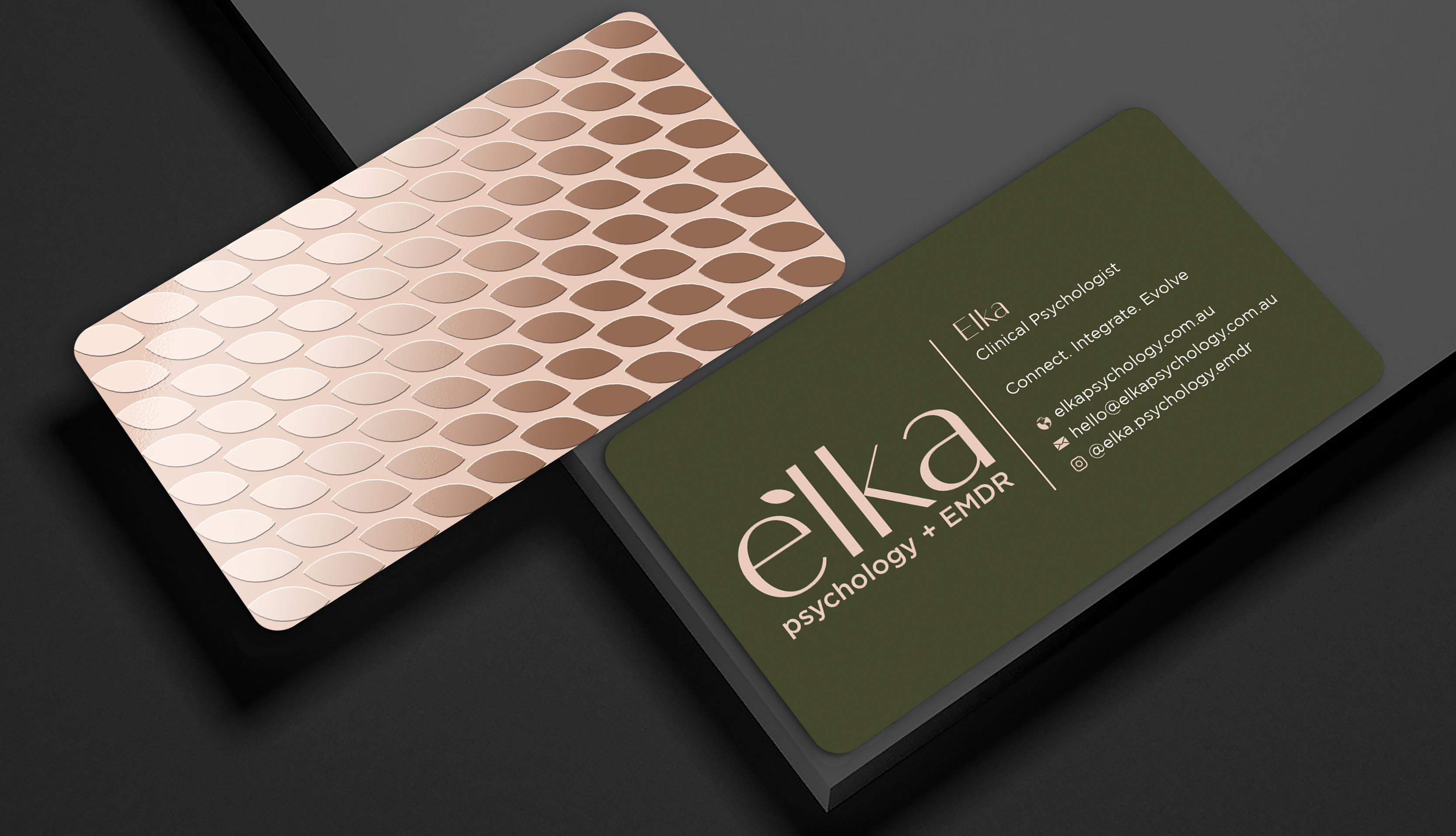 Visitenkarten-Design von Expert Bappy für Elka Psychology + EMDR | Design #36812680