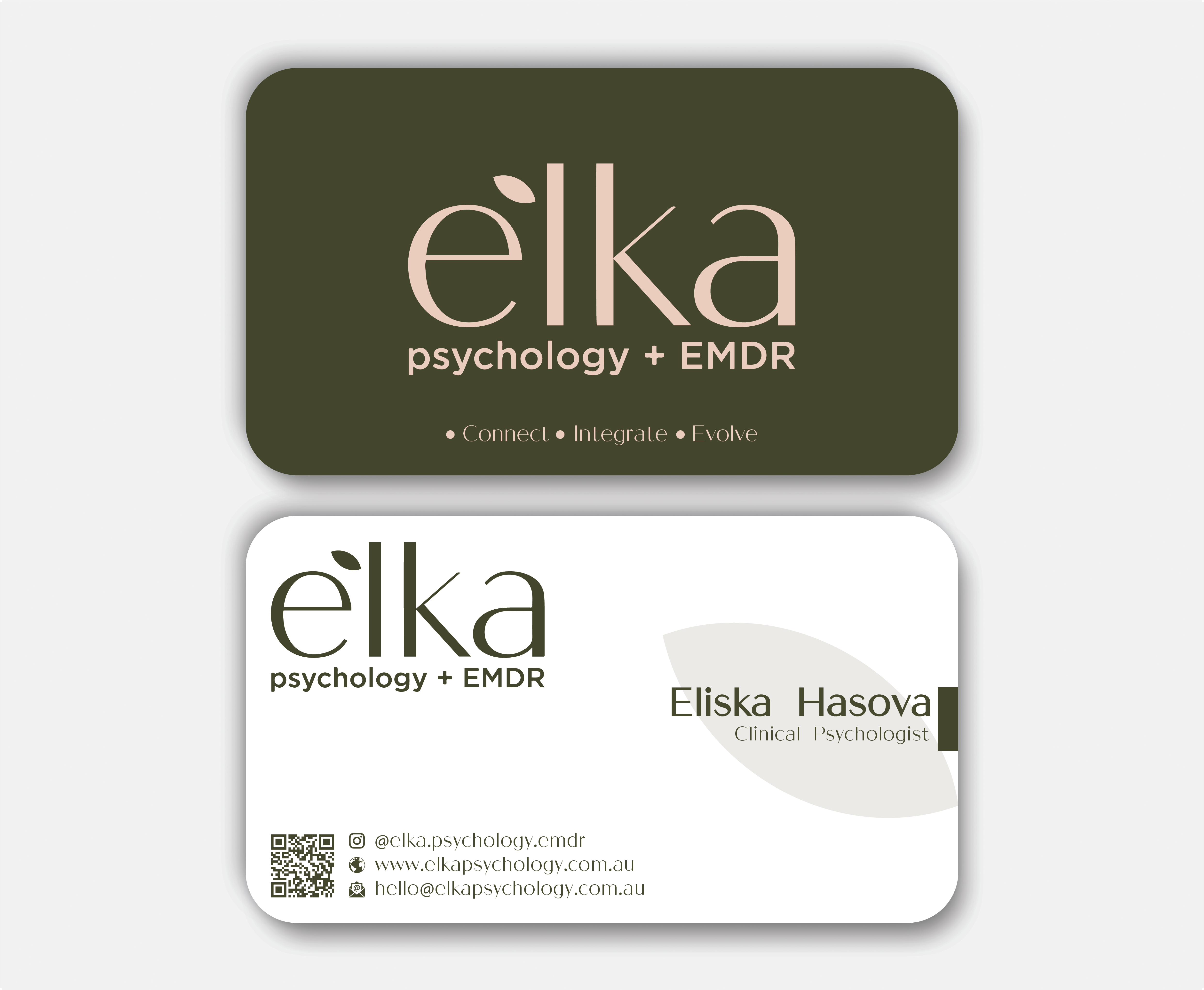 Business Card Design by DesignerShahadat for Elka Psychology + EMDR | Design #36808392