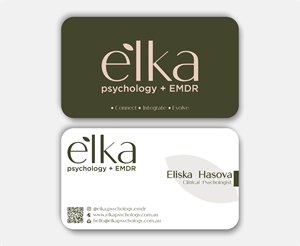 Business Card Design by DesignerShahadat for Elka Psychology + EMDR | Design: #36808392