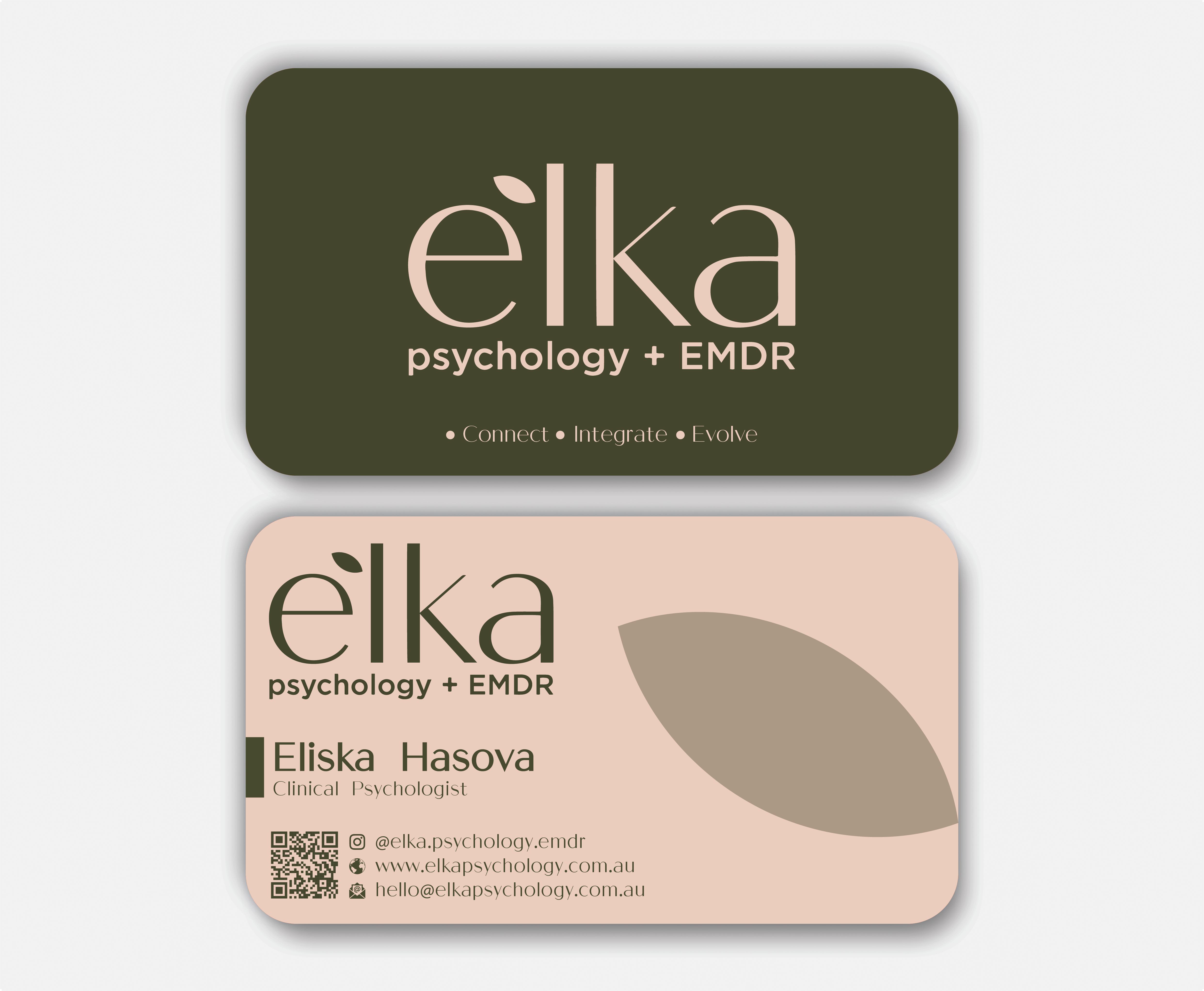 Business Card Design by DesignerShahadat for Elka Psychology + EMDR | Design #36808396