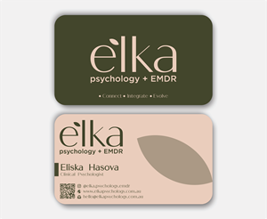 Business Card Design by DesignerShahadat for Elka Psychology + EMDR | Design: #36808396