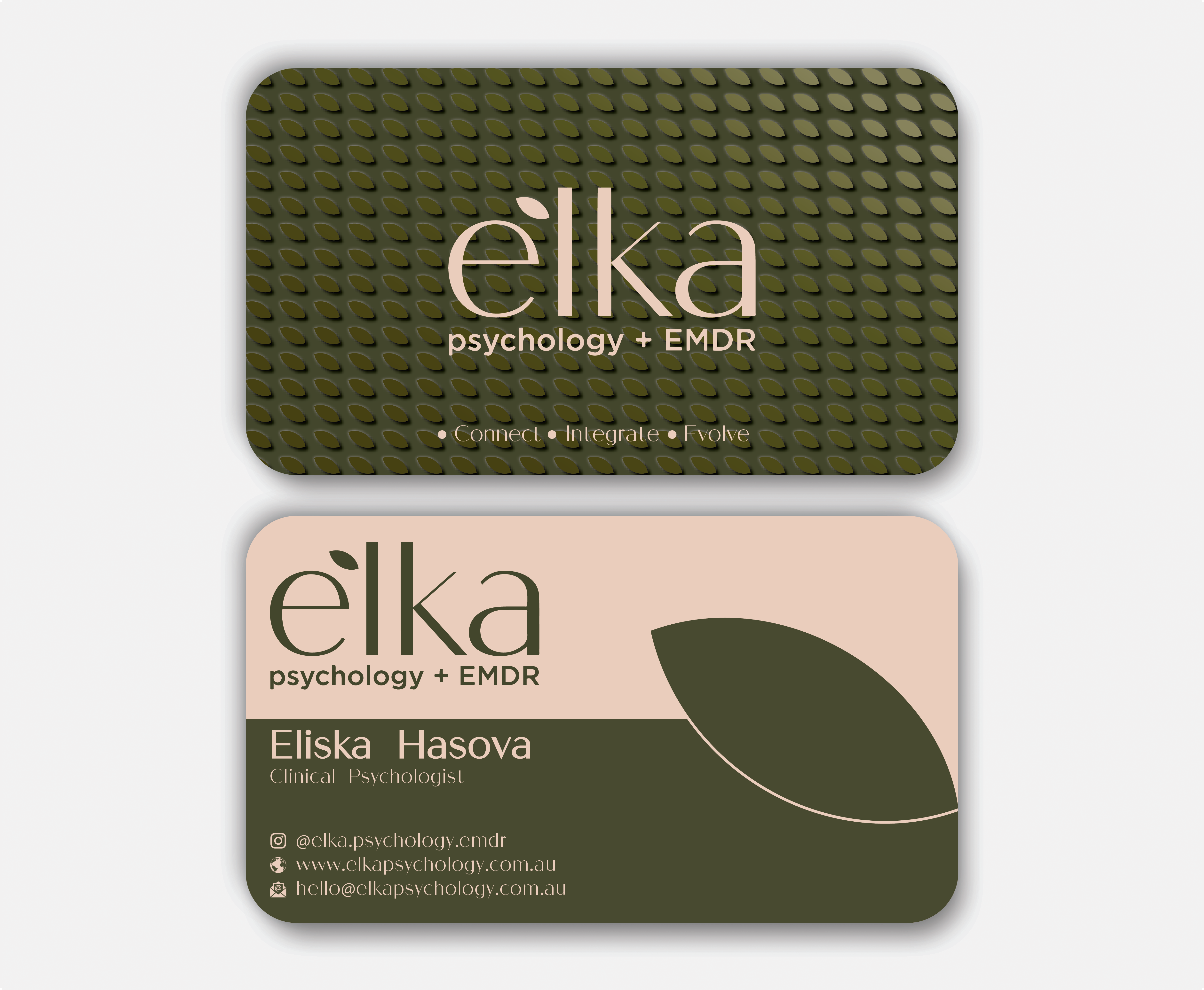Business Card Design by DesignerShahadat for Elka Psychology + EMDR | Design #36808397