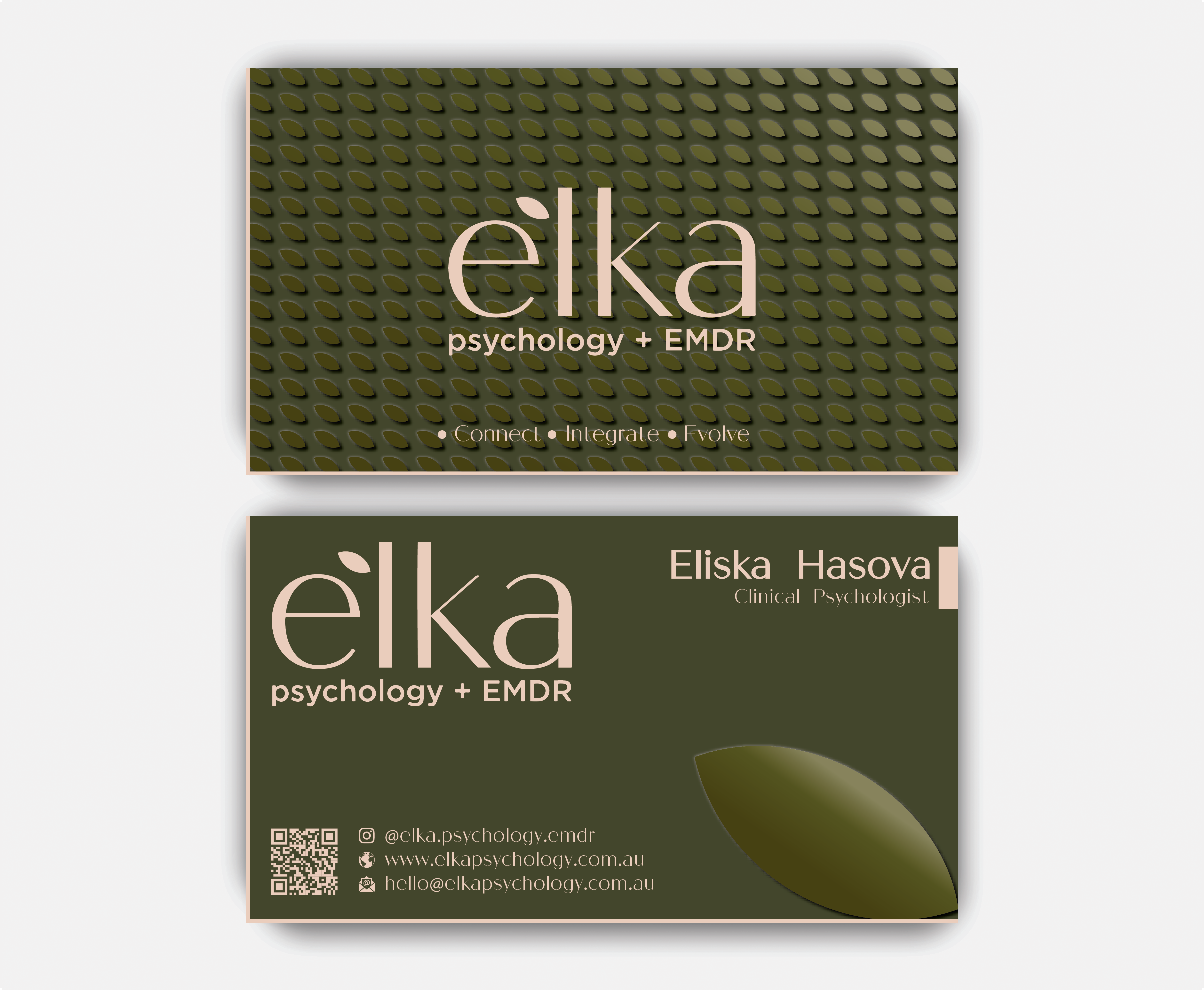 Business Card Design by DesignerShahadat for Elka Psychology + EMDR | Design #36808454