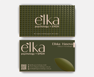 Business Card Design by DesignerShahadat for Elka Psychology + EMDR | Design: #36808454