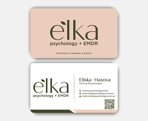 Business Card Design by DesignerShahadat for Elka Psychology + EMDR | Design: #36808511