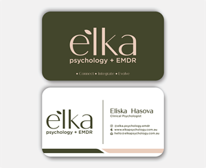 Business Card Design by DesignerShahadat for Elka Psychology + EMDR | Design: #36808512