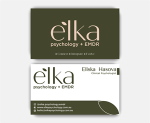Business Card Design by DesignerShahadat for Elka Psychology + EMDR | Design: #36808515