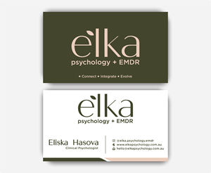 Business Card Design by DesignerShahadat for Elka Psychology + EMDR | Design: #36808734