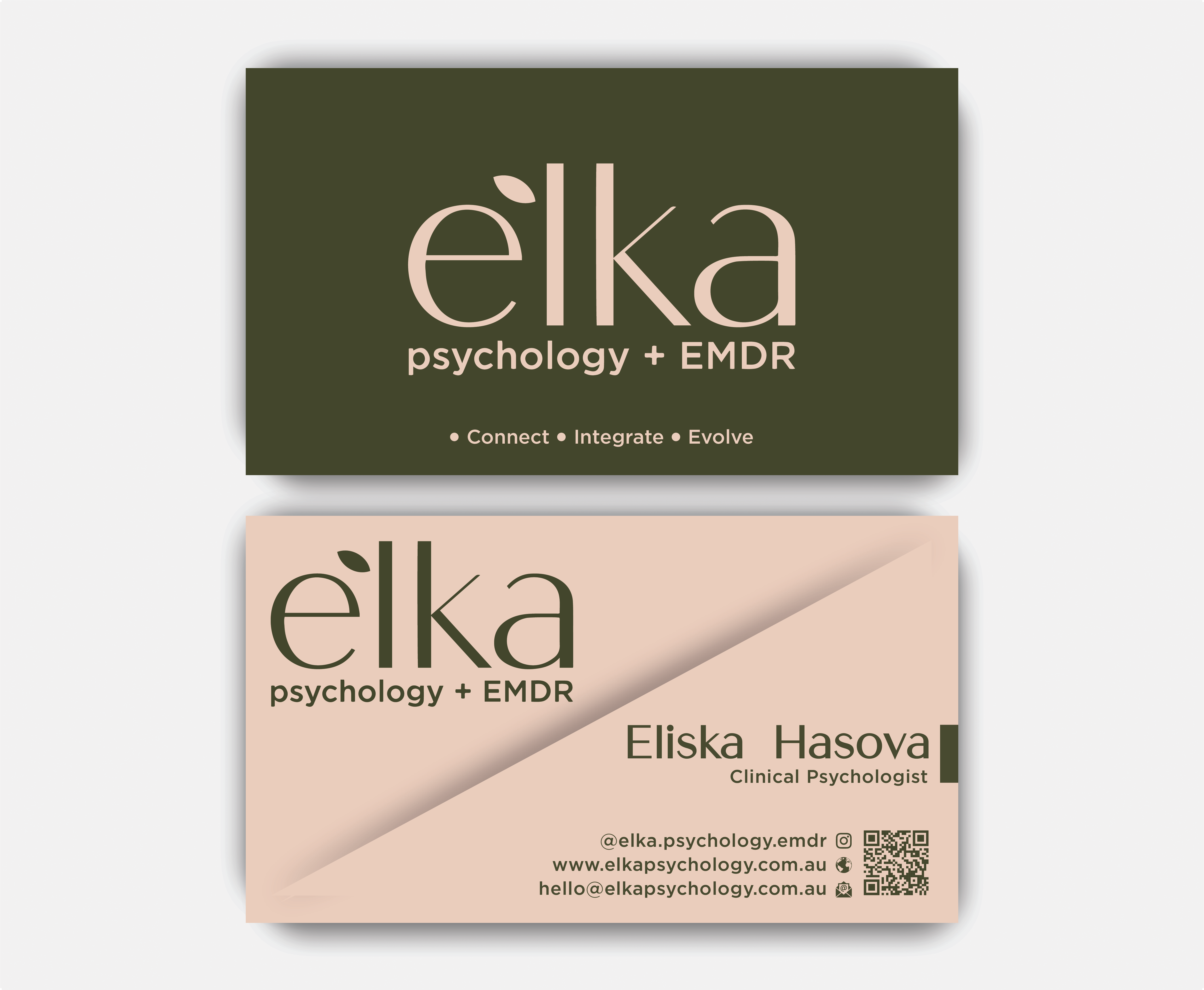 Business Card Design by DesignerShahadat for Elka Psychology + EMDR | Design #36808739