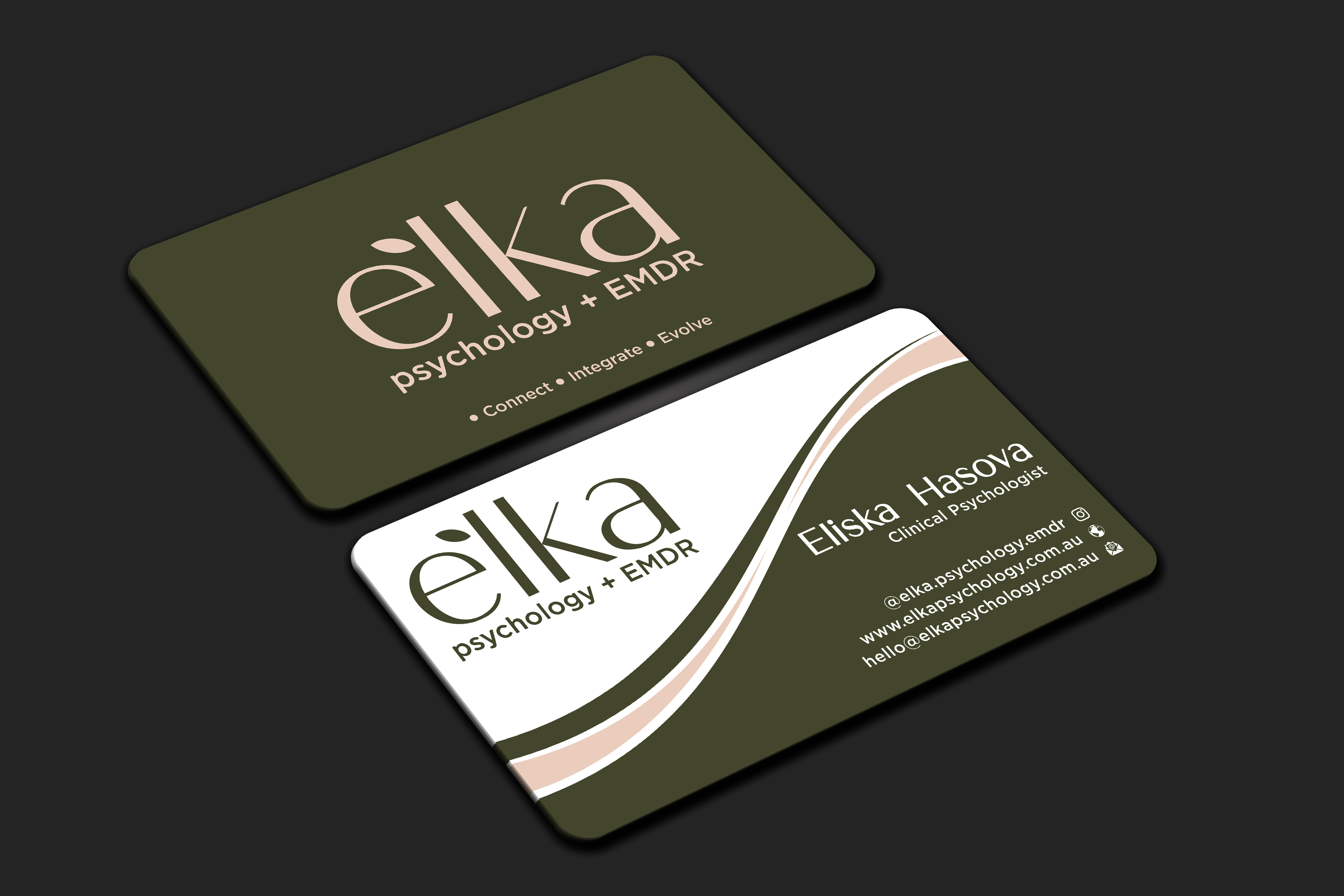 Business Card Design by DesignerShahadat for Elka Psychology + EMDR | Design #36808741