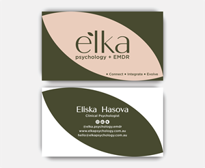 Business Card Design by DesignerShahadat for Elka Psychology + EMDR | Design: #36808870