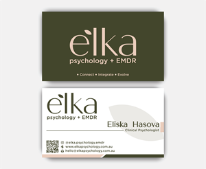 Business Card Design by DesignerShahadat for Elka Psychology + EMDR | Design: #36808970