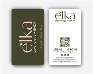 Business Card Design by DesignerShahadat for Elka Psychology + EMDR | Design: #36808974