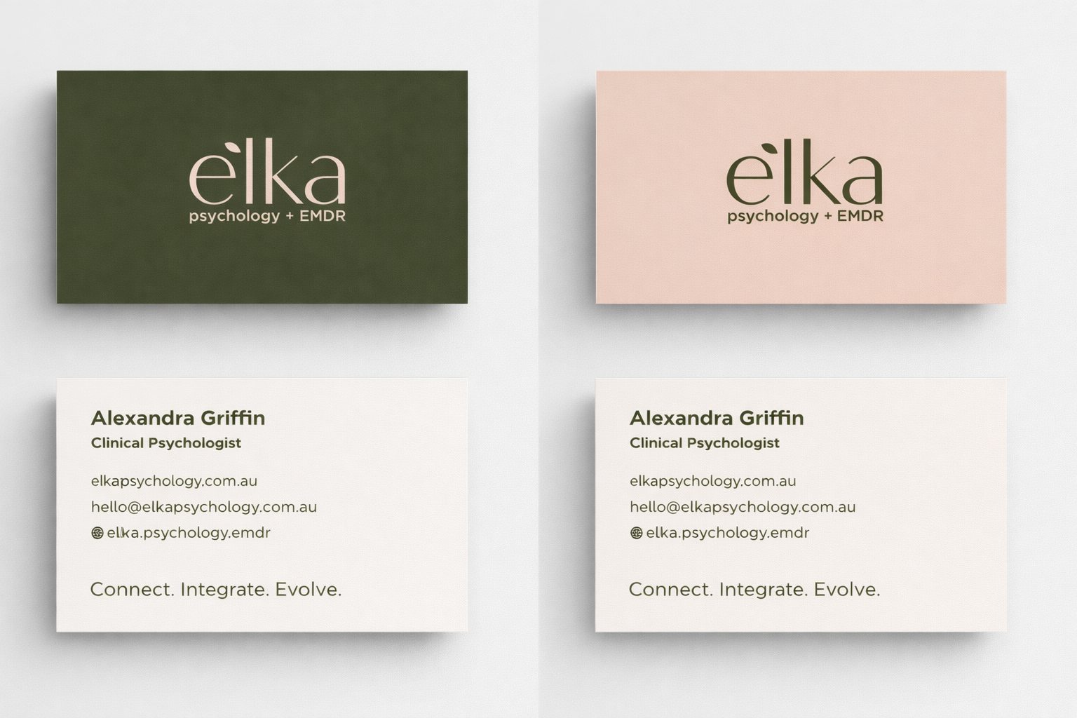 Business Card Design by Taha_01 for Elka Psychology + EMDR | Design #36813062