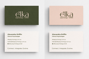 Business Card Design by Taha_01 for Elka Psychology + EMDR | Design: #36813062