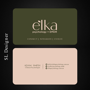 Business Card Design by SL Designer for Elka Psychology + EMDR | Design: #36809524