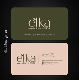 Business Card Design by SL Designer for Elka Psychology + EMDR | Design: #36809525