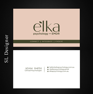 Business Card Design by SL Designer for Elka Psychology + EMDR | Design: #36809526