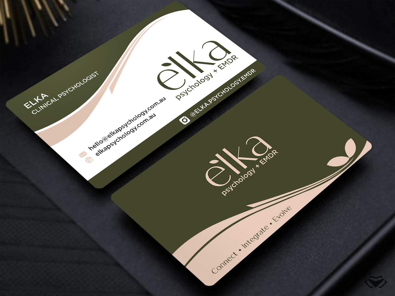 Diseño de Tarjeta de Presentación por rainbowmagic2017 para Elka Psychology + EMDR | Diseño #36809181