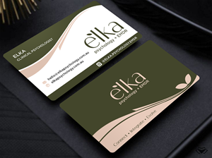 Diseño de Tarjeta de Presentación por rainbowmagic2017 para Elka Psychology + EMDR | Diseño #36809181
