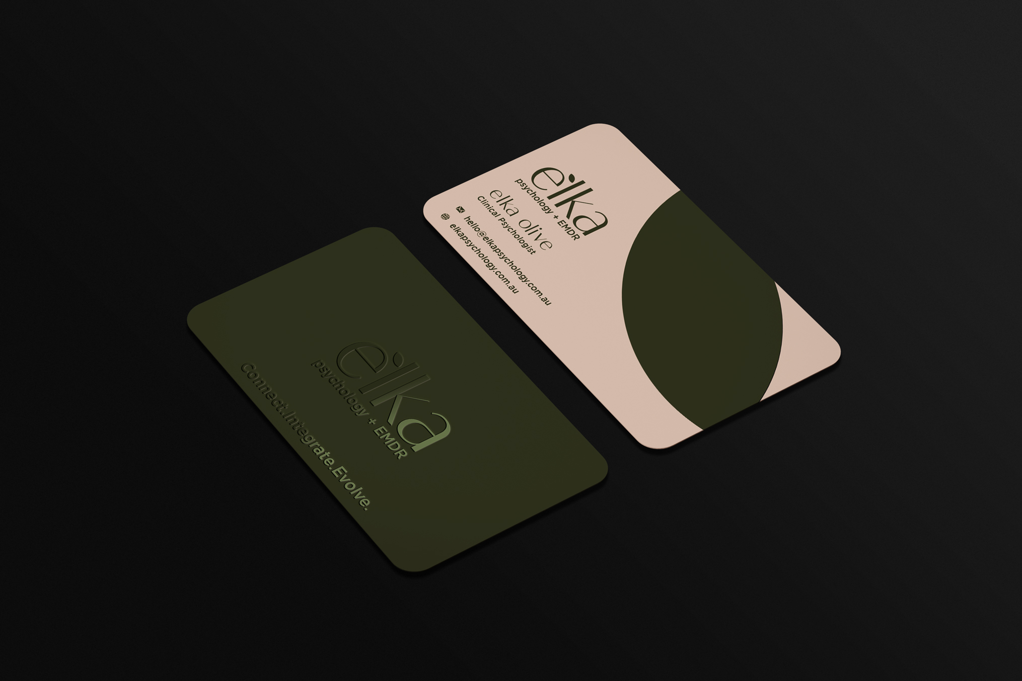 Business Card Design by creativziner for Elka Psychology + EMDR | Design #36810048