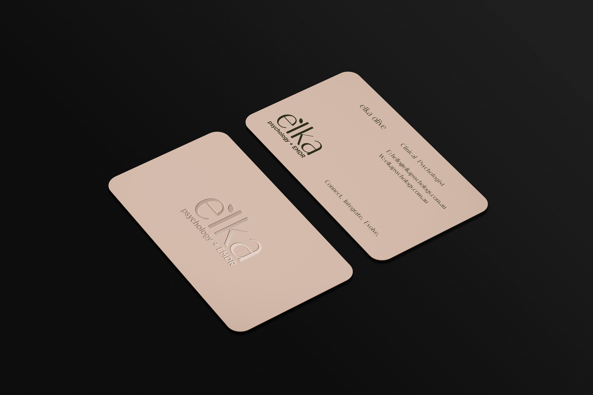 Business Card Design by creativziner for Elka Psychology + EMDR | Design #36812693