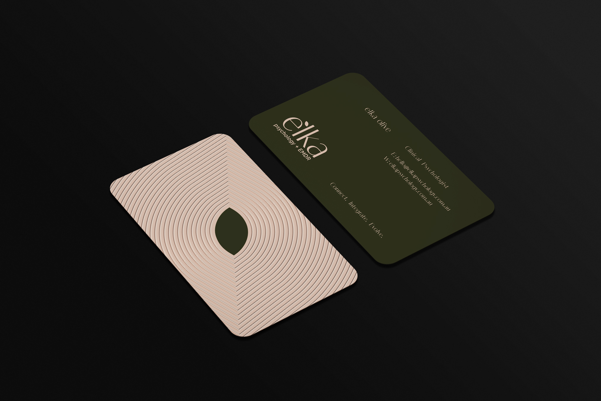 Visitenkarten-Design von creativziner für Elka Psychology + EMDR | Design #36812719