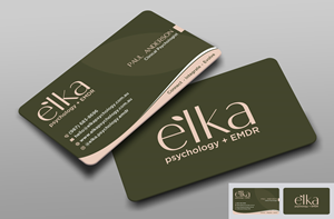 Business Card Design by Uttom 2 for Elka Psychology + EMDR | Design: #36812403