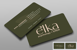 Business Card Design by Uttom 2 for Elka Psychology + EMDR | Design: #36812405